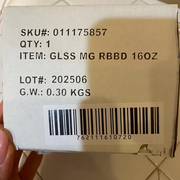 Starbucks Blue Glass Coffee Mug - Picture 2 of 2